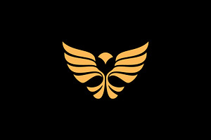 Bird Rose Logo, a Branding & Logo Template by Pure Design