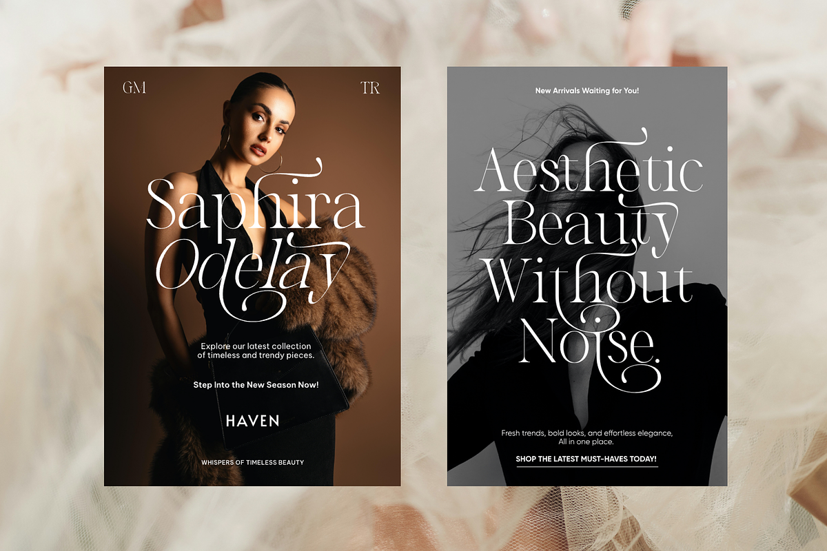 Mirage Glamorie - Elegant Serif, a Serif Font by Bring To Type (Photo 4 of 9)