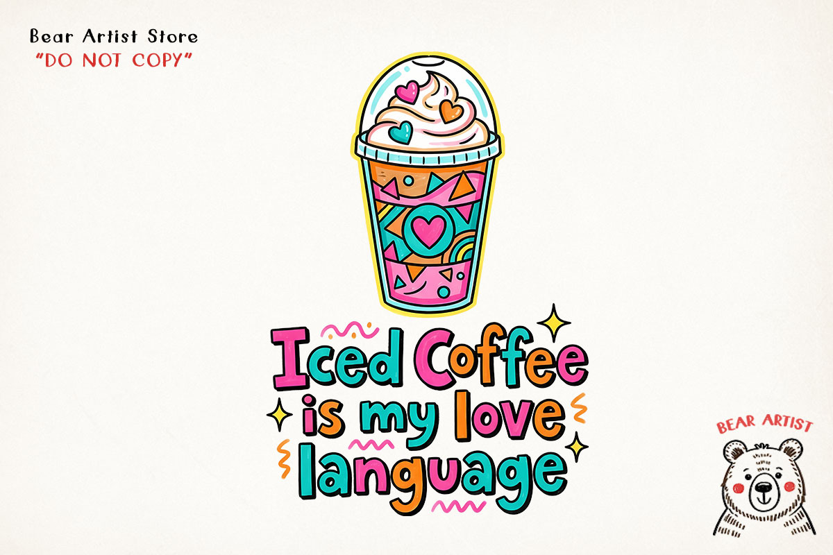 Valentine Love & Coffee Illustration, an Illustration by GlitterCraft (Photo 20 of 41)