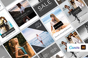 Fashion / Retail Social Media Pack, a Social Media Template by Unravel (Thumbnail 2 of 5)