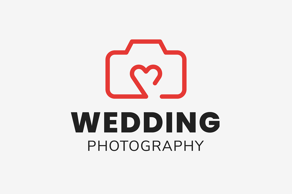 Wedding Photography Logo, a Branding & Logo Template by aditvest