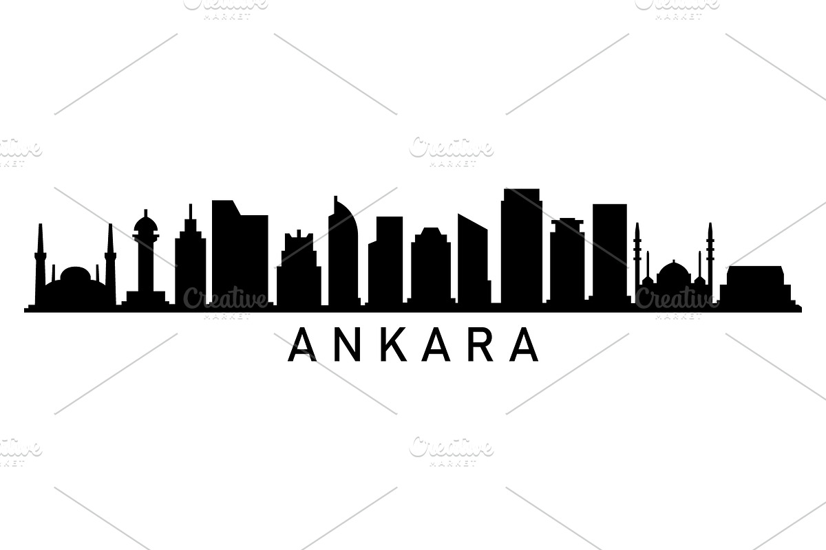 Skyline Ankara, an Illustration by Mark1987