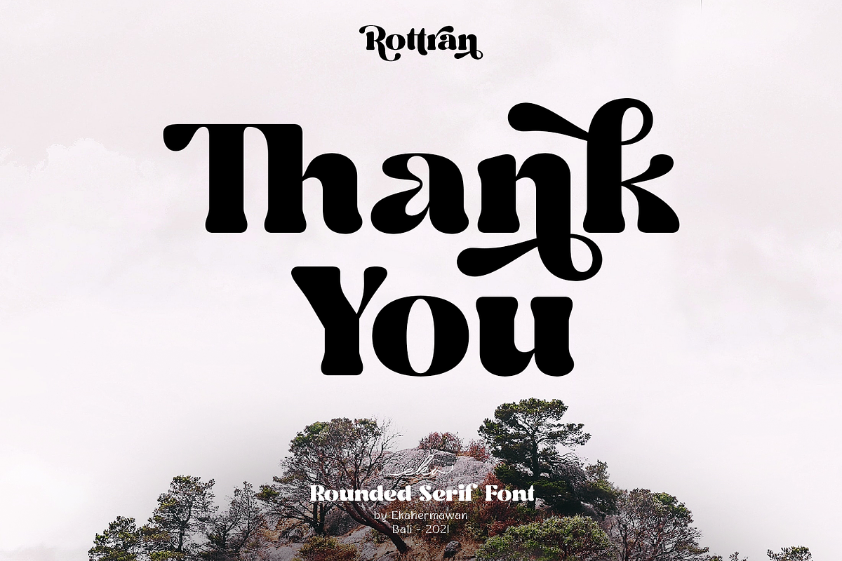 Rottran - Rounded Display Serif Font, a Serif Font by Ekahermawan (Photo 12 of 12)