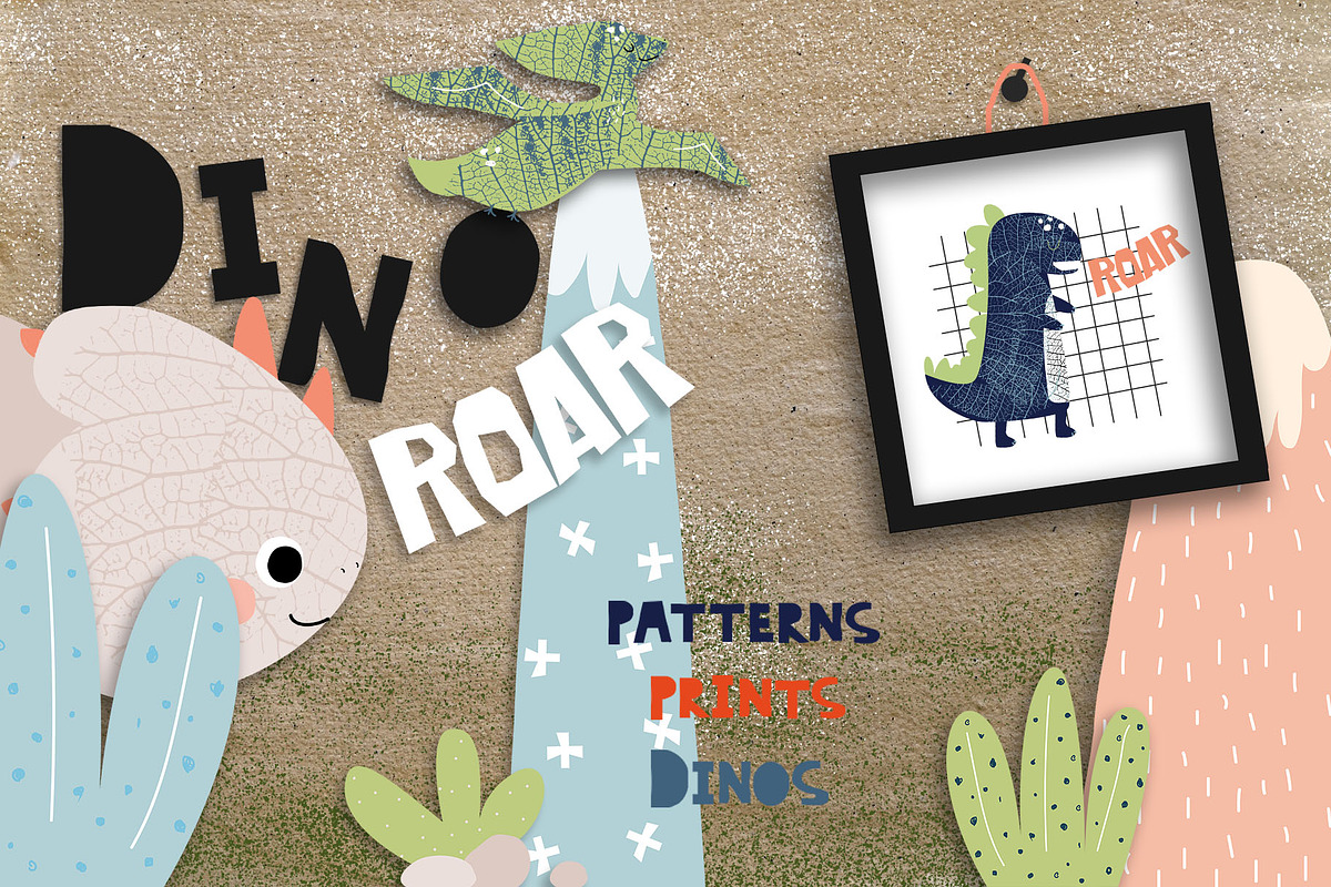 Dino ROAR, an Animal Illustration by Viktoria Siarova (Photo 1 of 6)