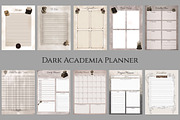 Dark Academia Planner, a Stationery Template by Victoria Obscure (Thumbnail 1 of 3)