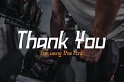 Thunder Legens - Sport Font, a Sans Serif Font by QR Design Studio (Thumbnail 8 of 8)