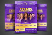 Church Anniversary Poster Template, a Social Media Template by church flyer templates (Thumbnail 1 of 8)