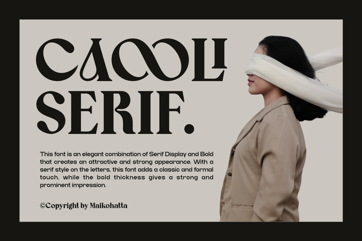 Caooli - Elegant Serif Font, a Serif Font by MaikoHatta (Photo 5 of 8)