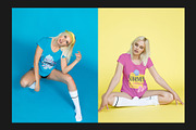 T-Shirt Mock-Up Set, a Shirt Mockup by Freeman Studio (Thumbnail 8 of 16)