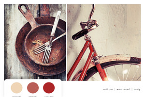 Vintage Mood Boards & Color Palettes