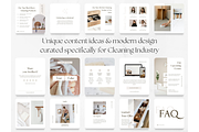 100 Cleaning Business Post Templates, a Social Media Template by PatternLab. (Thumbnail 4 of 10)
