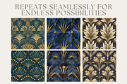 12 Lydia's Art Deco Seamless Pattern, a Pattern Graphic by Inknfolly (Thumbnail 2 of 7)