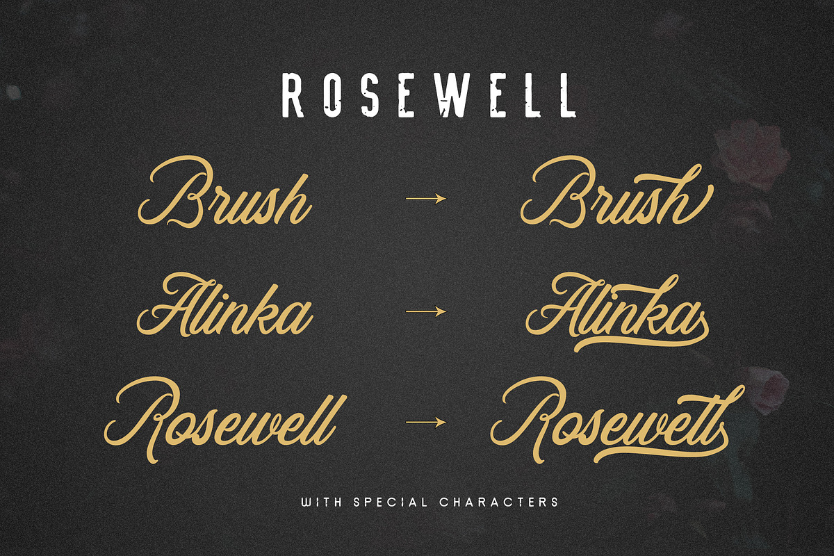 Rosewell Font Collection preview 6