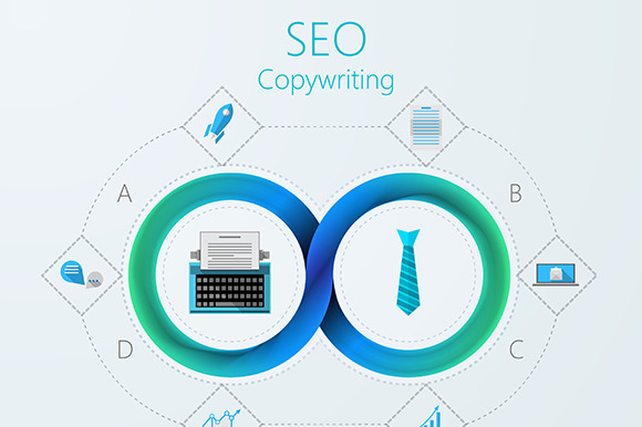 SEO and copywriting vector icons preview 2