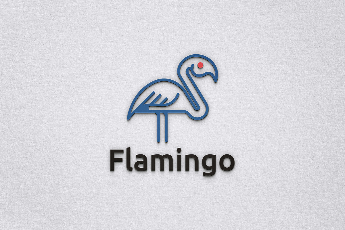 Flamingo Bird Nature Animal Logo, a Branding & Logo Template by jongcreative (Photo 1 of 4)