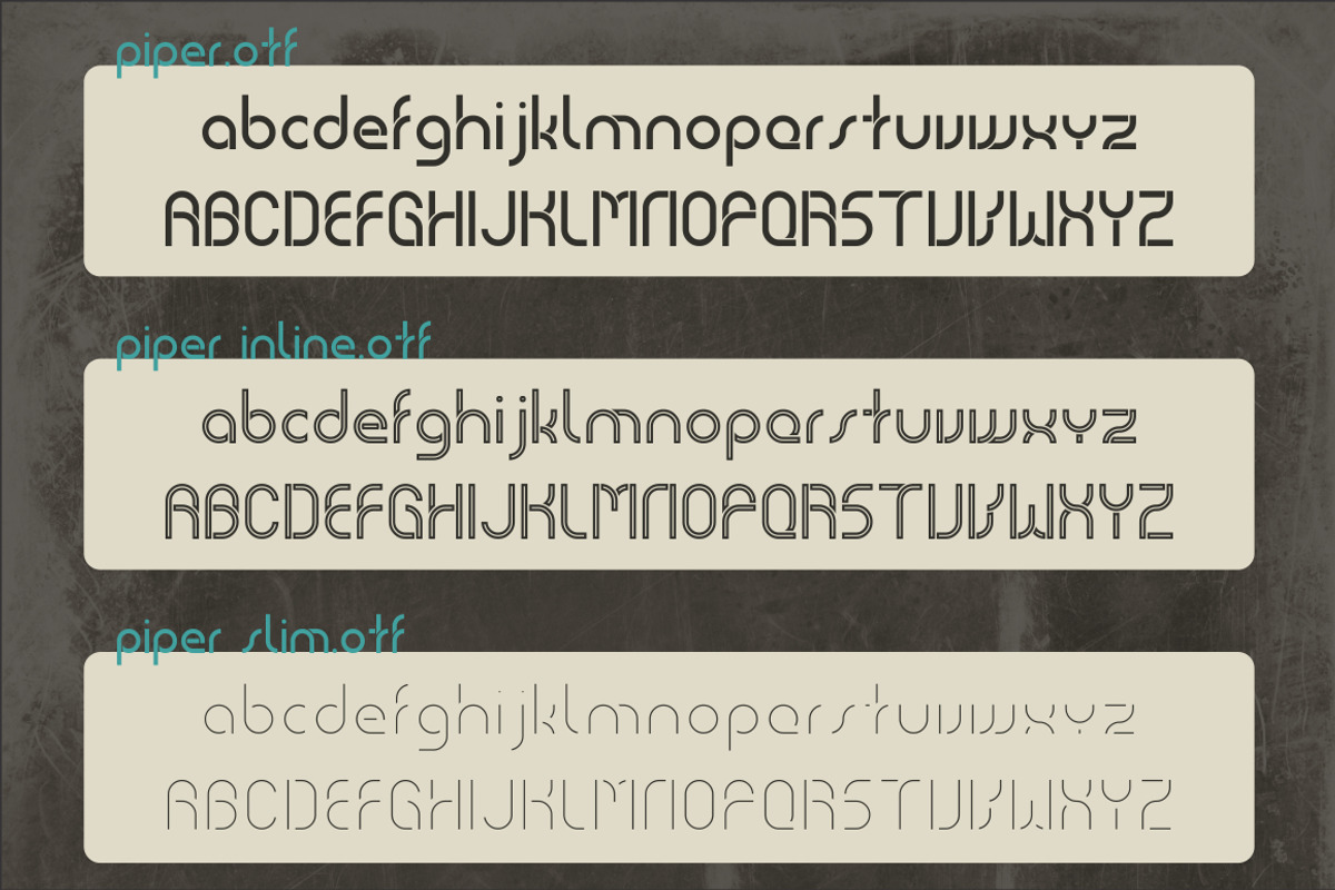 Piper Typeface preview 3