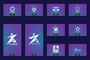 Star logopack, a Branding & Logo Template by airunreal (Thumbnail 7 of 7)