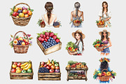 Watercolor Summer Fruit Clipart, a Seasonal Illustration by Design Market (Thumbnail 3 of 5)