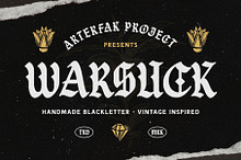 Warsuck - Hand Drawn Blackletter