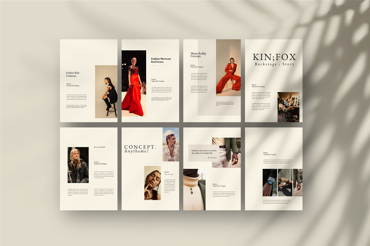 Kinfox - A4 Potrait Keynote, a Presentation Template by Dirtytemp Studio (Photo 5 of 7)