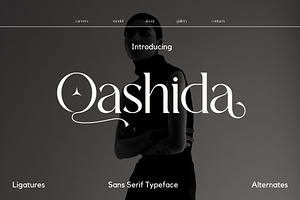 Qashida Sans Serif, a Sans Serif Font by Aditastudios