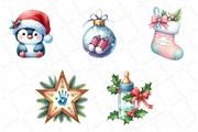Baby’s 1st Christmas Festive Clipart, an Illustration by DreamPrint404 (Thumbnail 3 of 4)
