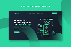 Gradient ui-ux Landing Page, a Landing Page Template by sumonuix