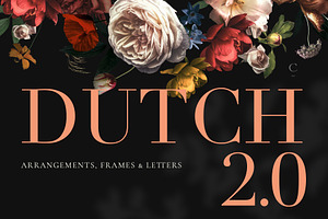 Vintage Floral Clip Art - Dutch 2.0