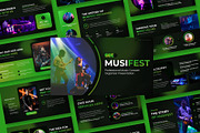 Music Concert Keynote Templates, a Presentation Template by Fit-tee (Thumbnail 1 of 10)