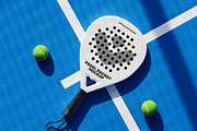 Padel Racket Mockup, a Merchandise Mockup by Brand Earth (Thumbnail 2 of 4)