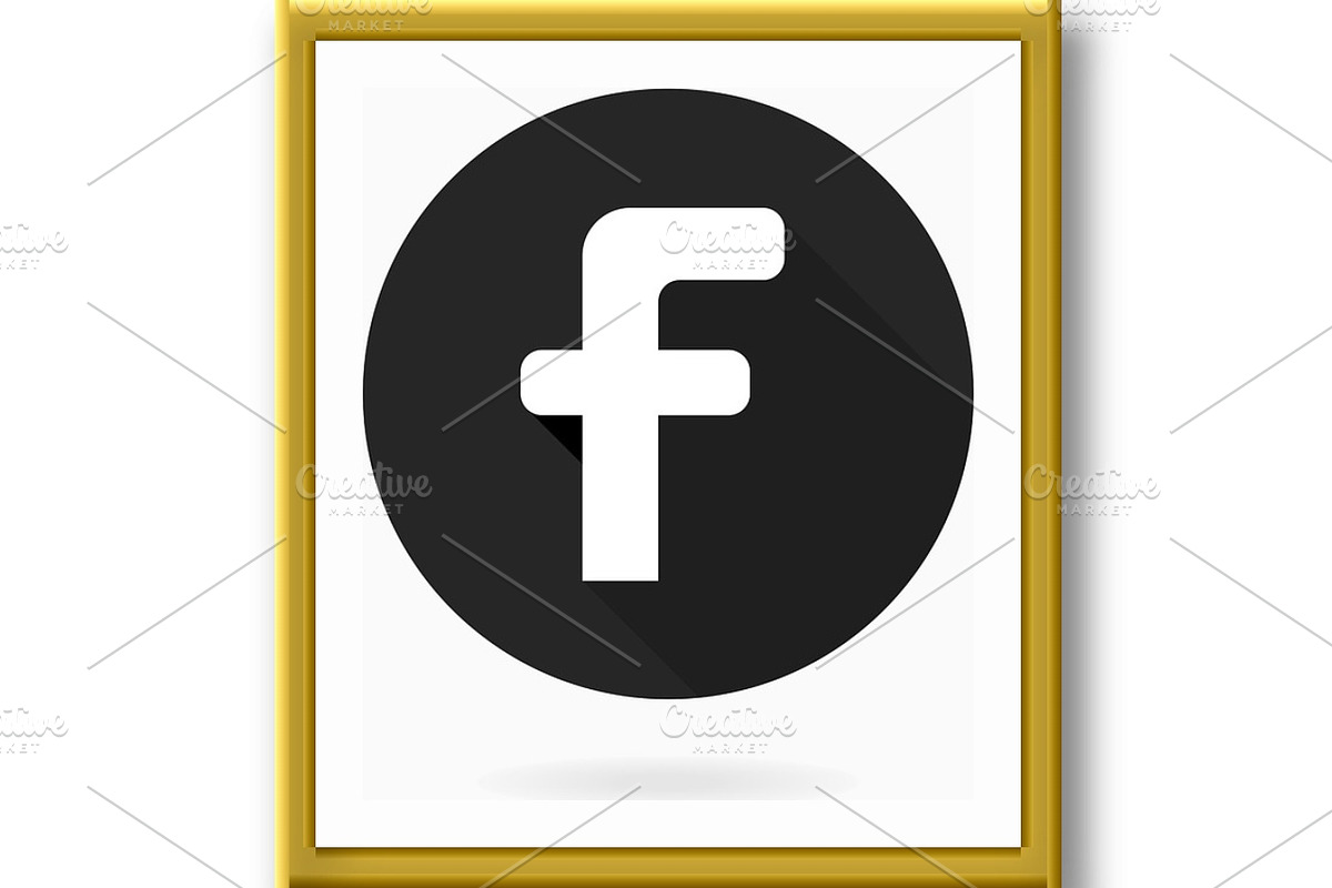 Letter F Vector Icon With Flat, a Texture Graphic by FineArtStudio (Photo 3 of 3)