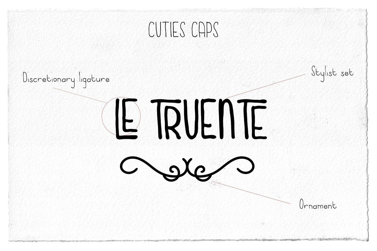 The Cuties family, a Script Font by greatypes studio (Photo 11 of 15)