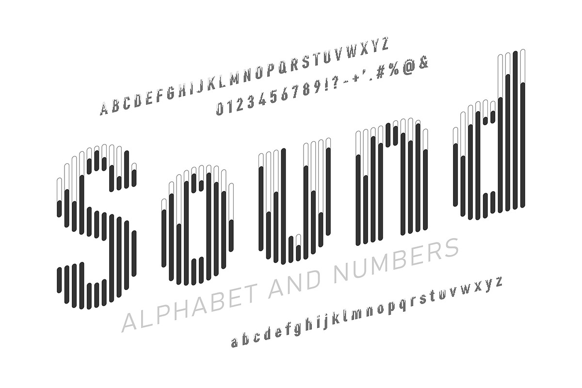 Colorful Sound Wave Alphabet, a Graphic by Pro_Vector (Photo 4 of 4)