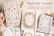 Watercolor Butterfly Clipart, an Object Illustration by HeavensStar (Thumbnail 2 of 7)