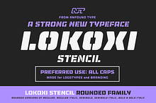 Lokoxi Stencil - Rounded Family