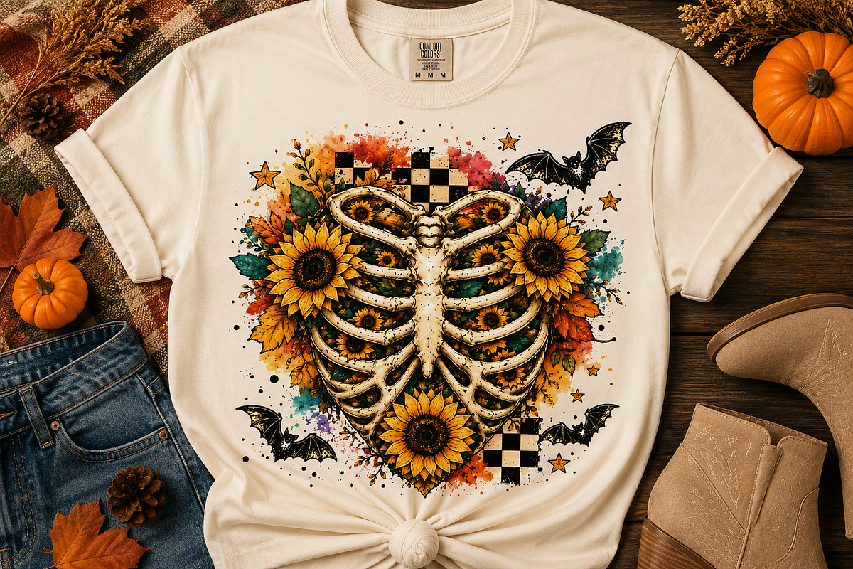 Skeleton Sunflower Png Bundle, an Object Graphic by Daisy Design (Photo 21 of 21)