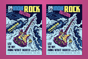 Guitar Alien Indie Rock Flyer, a Flyer Template by ashenterprise (Thumbnail 2 of 3)