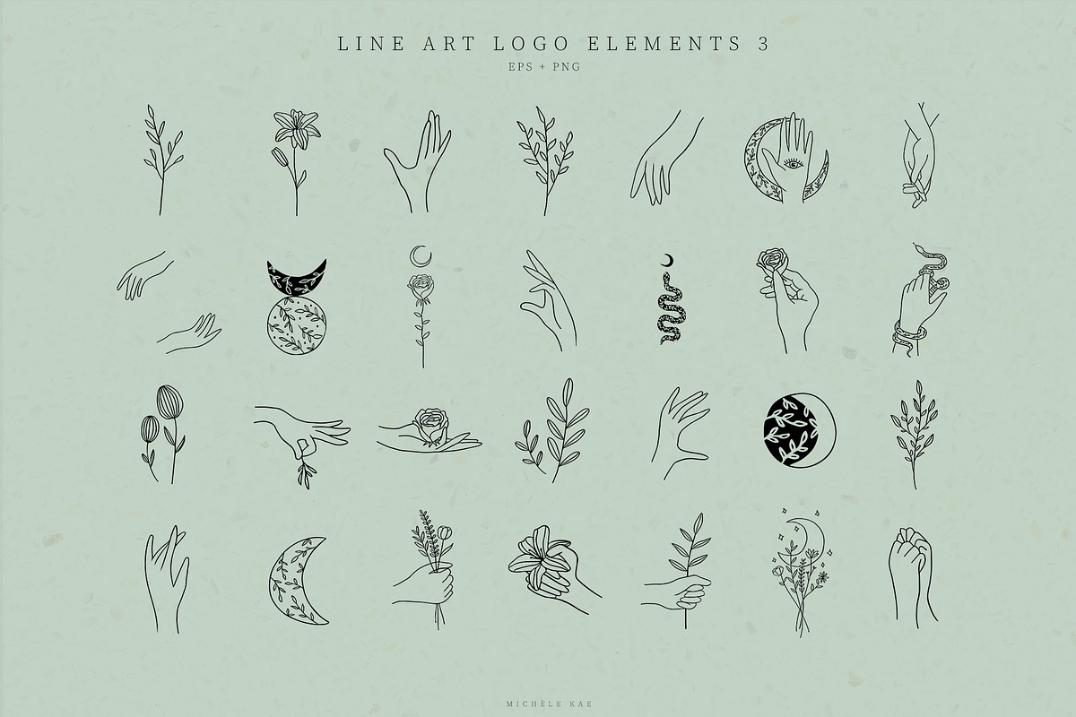 Logo Elements Mystical, a Work Illustration by Michèle Kae (Photo 1 of 5)