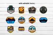 OUTDOOR TRAVEL LOGOS, a Branding & Logo Template by Roman Paslavsky (Thumbnail 3 of 9)