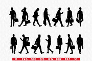 SVG Businessman, Black Silhouettes, an Object Graphic by DesignStudioRM (Thumbnail 3 of 3)