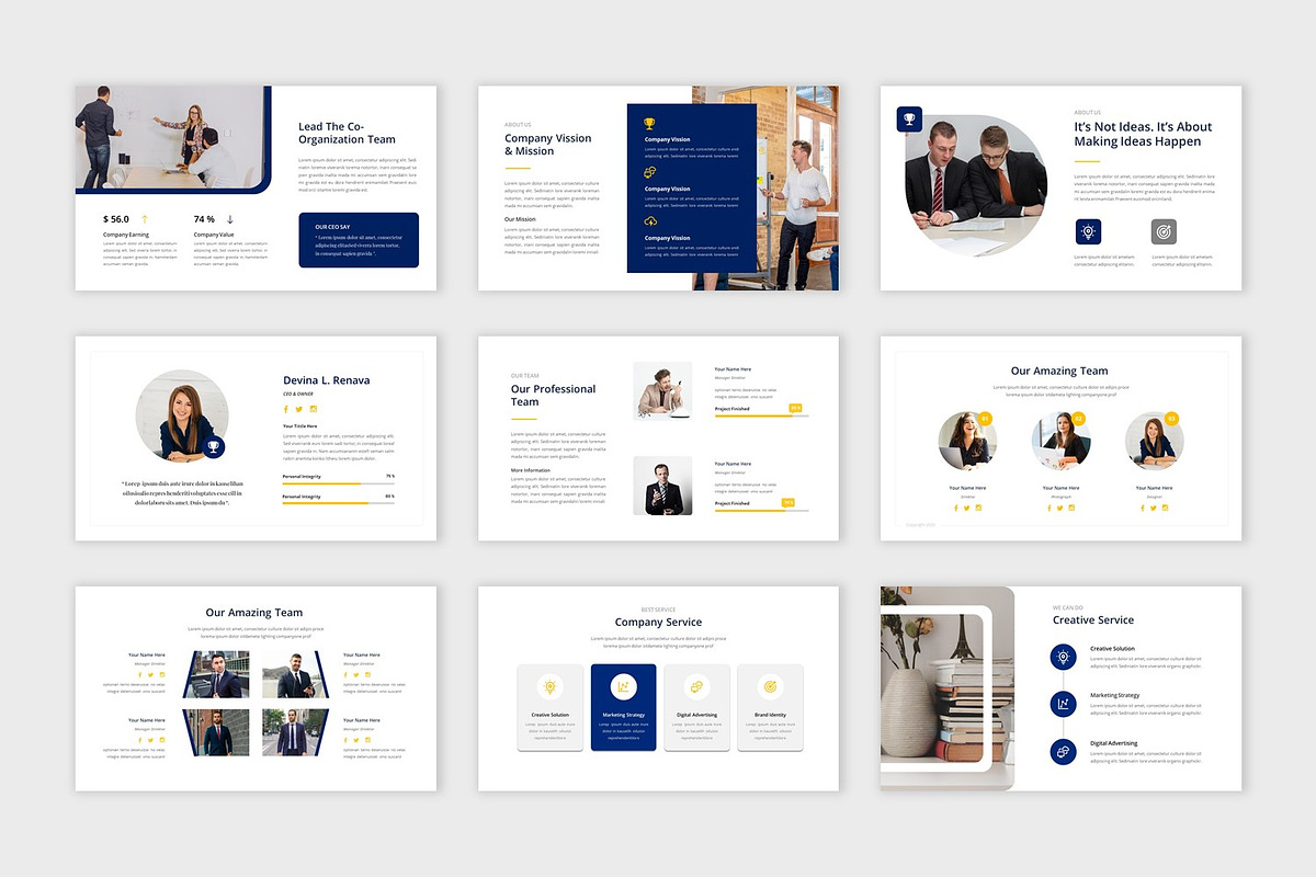 Company Profile - Business Keynote, a Presentation Template by BumbleGraph Studio (Photo 3 of 6)