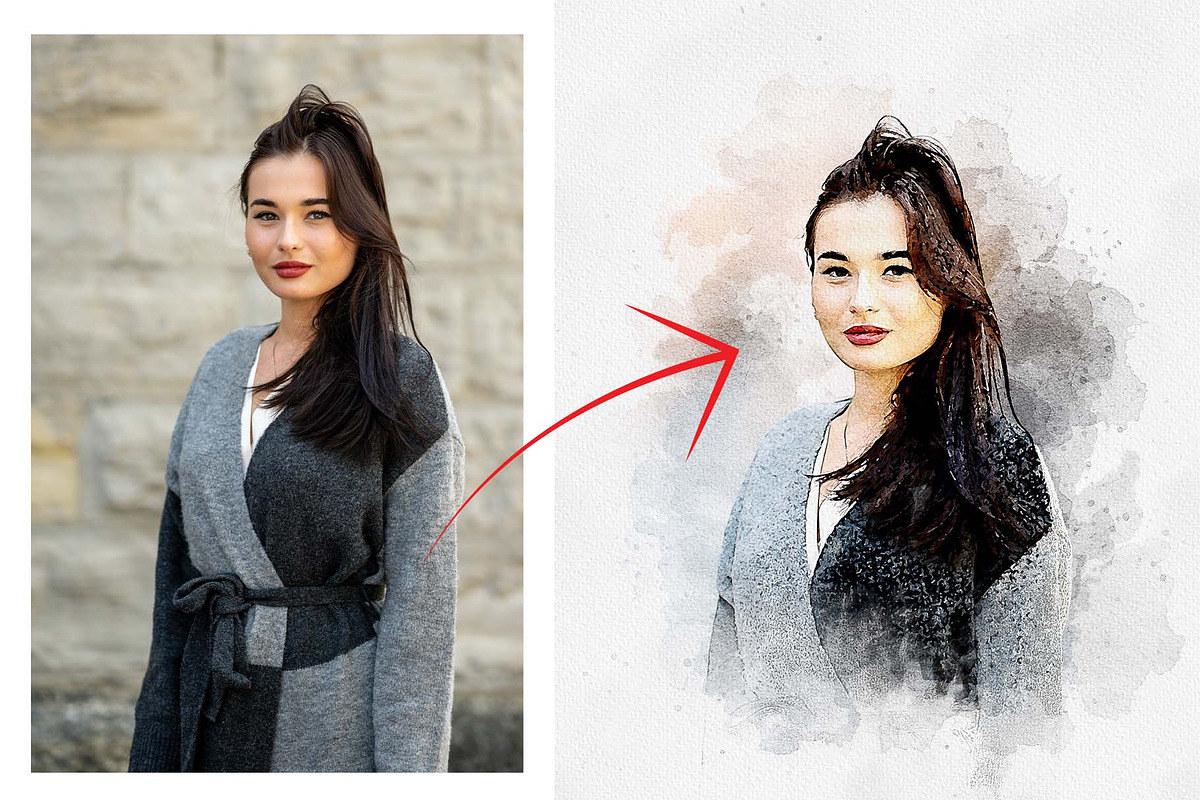 Painting Watercolor Splash Art, an Action Add-On by MRI STUDIO (Photo 3 of 21)