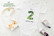 Watercolor Jungle baby animals set, an Animal Illustration by Watercolor Nastasia Art (Thumbnail 16 of 18)