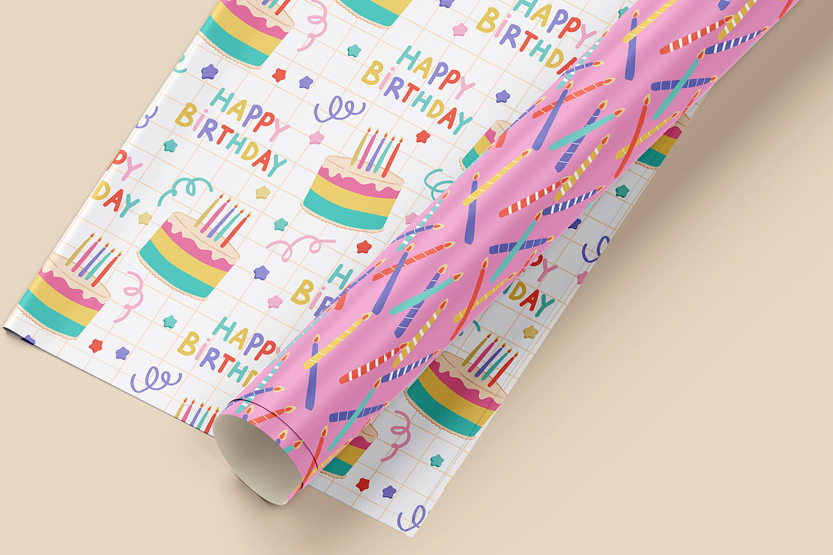 Birthday Party Bundle Illustrations, a Background Graphic by CreativeChristiana (Photo 10 of 17)