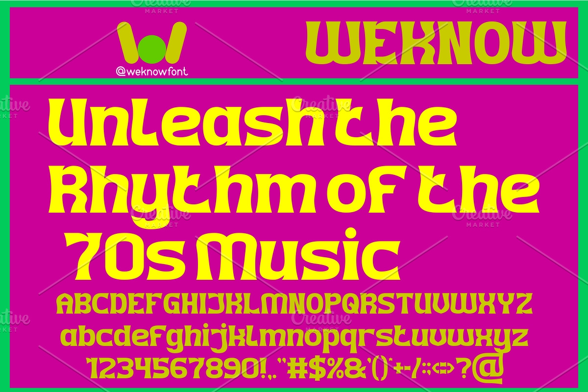 Psychedelia Energy font, a Font by weknow (Photo 5 of 8)