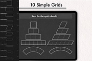Lettering Grids for Procreate, a Brush Add-On by Magnatype (Thumbnail 4 of 9)