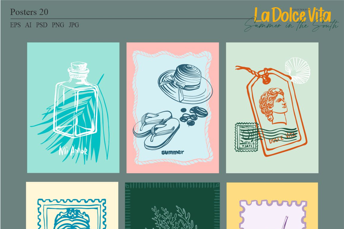 Summer in the South, a Seasonal Illustration by Collection by VY (Photo 6 of 13)