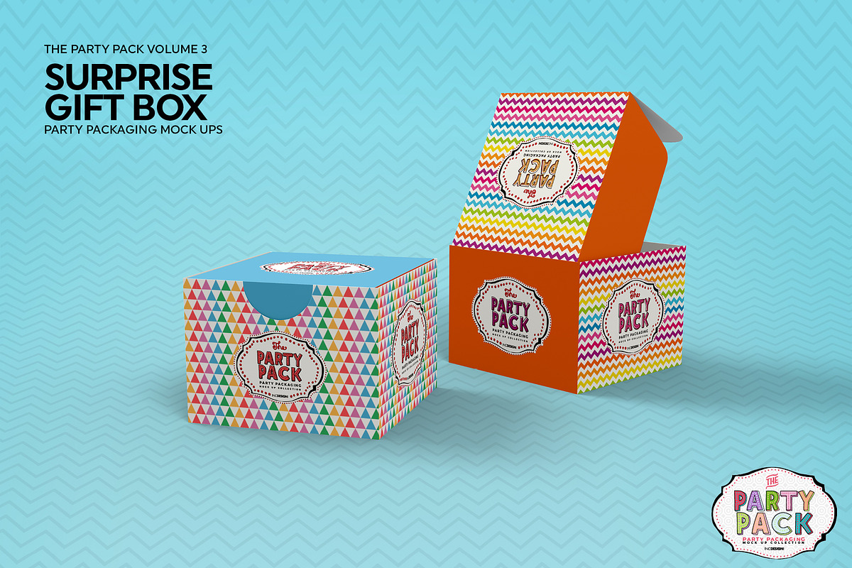 Vol.3 Party Packaging MockUps, a Packaging Mockup by INCDesign (Photo 8 of 18)