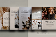 eCourse Workbook Creator CANVA, a Magazine Template by 3.14&Co (Thumbnail 3 of 18)