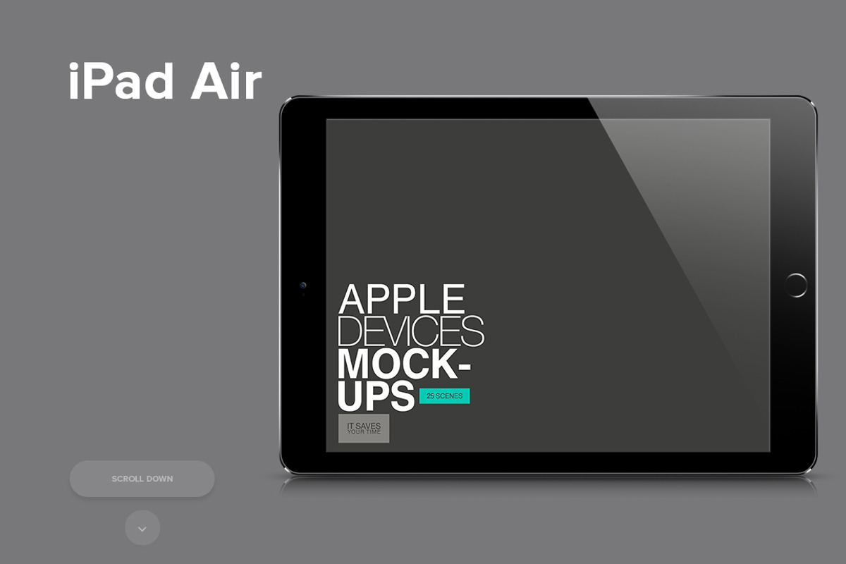 UI Presentation / Device Mockups, an iPhone Mockup by 2dsight